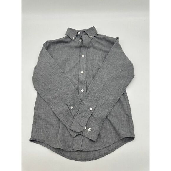 Izod Lacoste Women Button Down Shirt Sz M Pocket Accent Collared Gray - Picture 5 of 7